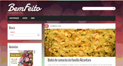 Desktop Screenshot of bemfeito.com.br